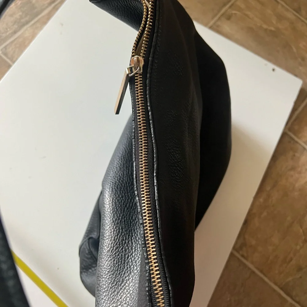 Whistles Black Leather Shoulder Bag